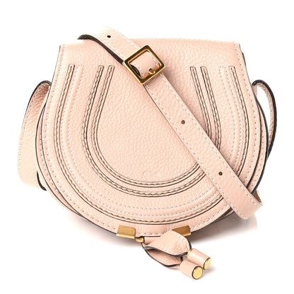 Chloe Calfskin Mini Marcie Round Crossbody Bag Blush Nude 1 of 8