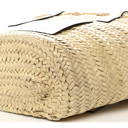 Loewe Raffia Basket Tote Bag Natural White 10 of 11