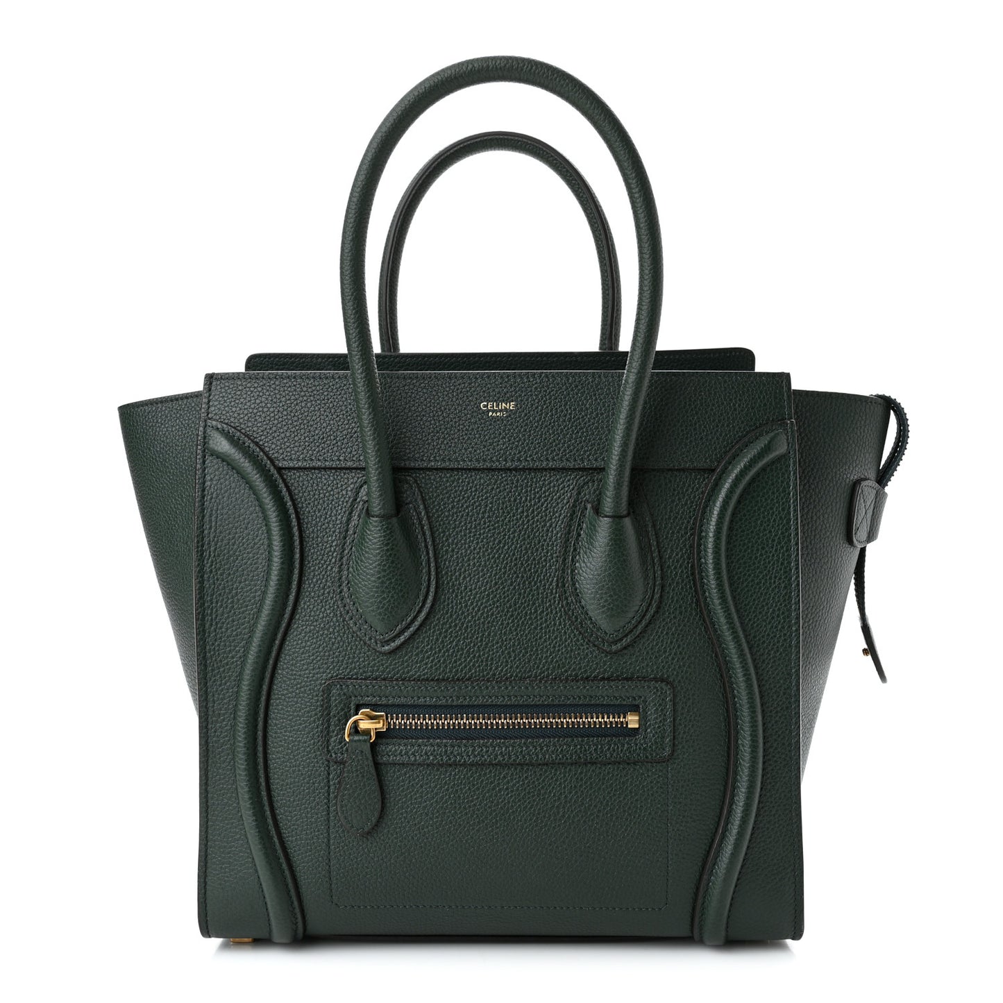 Drummed Calfskin Micro Luggage Amazone