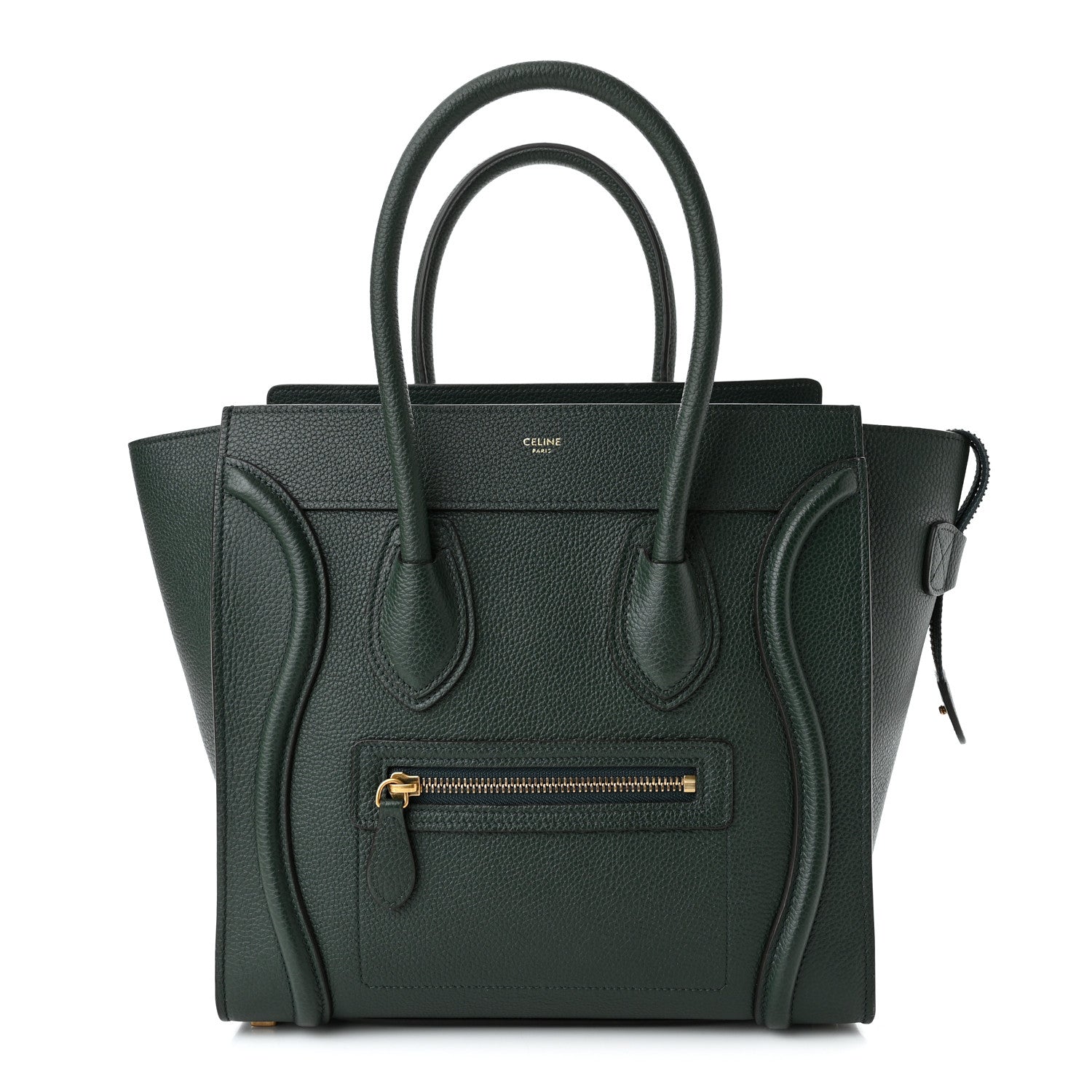 Celine Drummed Calfskin Micro Luggage Amazone 1 of 10