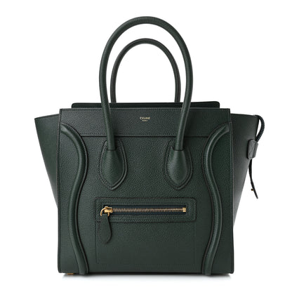 Celine Drummed Calfskin Micro Luggage Amazone 1 of 10