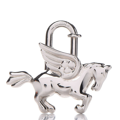 Hermes Palladium Pegasus Cadena Lock 1 of 3