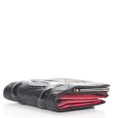 Chanel Calfskin Quilted Cambon Bi-Fold Wallet Black 4 of 18