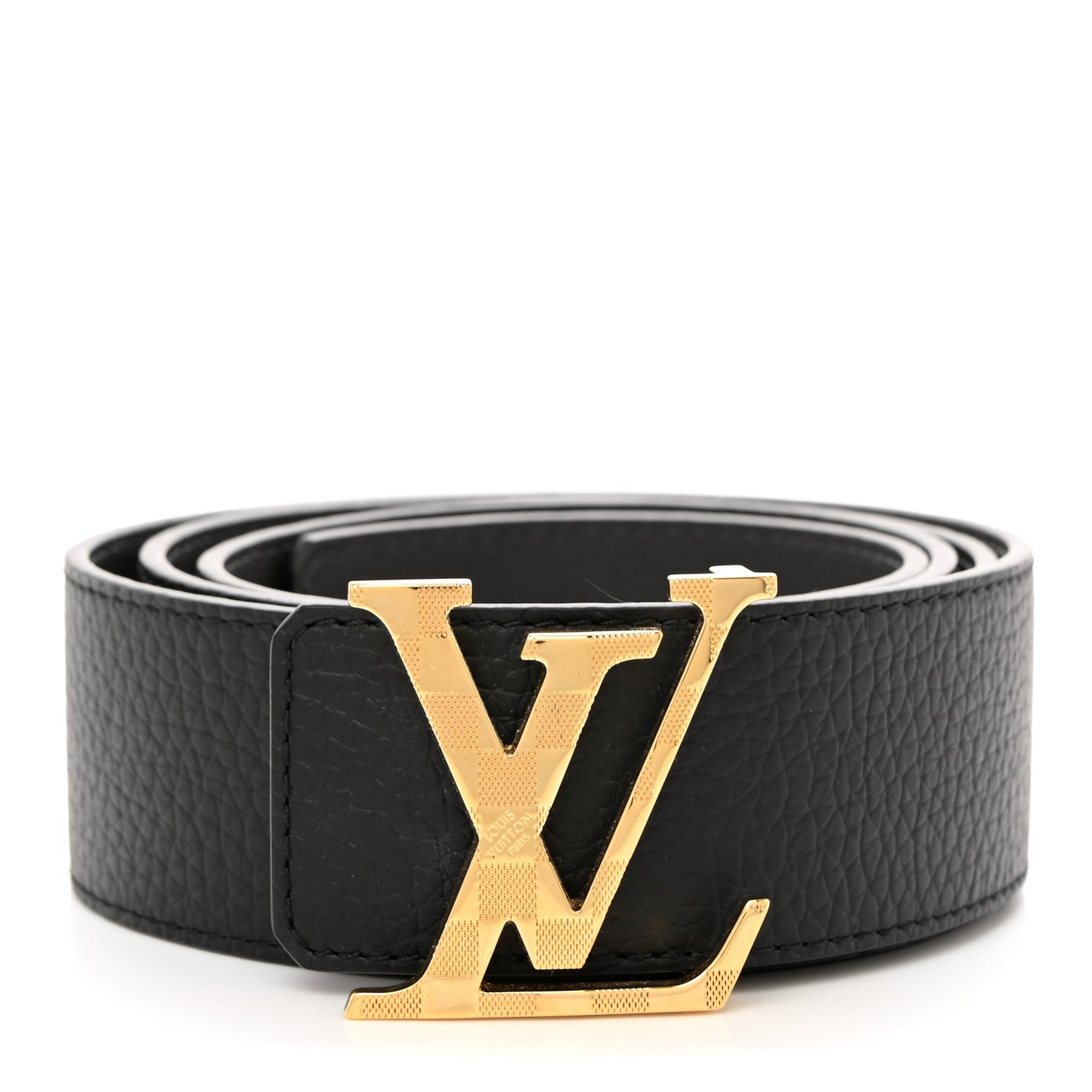 Calfskin 40mm Damier LV Initiales Reversible Belt 95/38