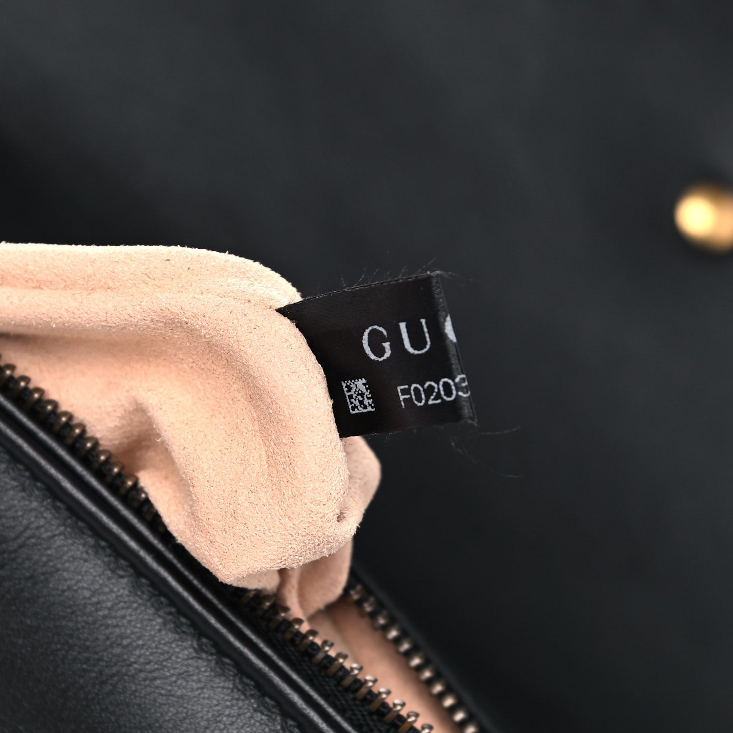 Gucci Calfskin Matelasse Small GG Marmont Shoulder Bag Black 7 of 11