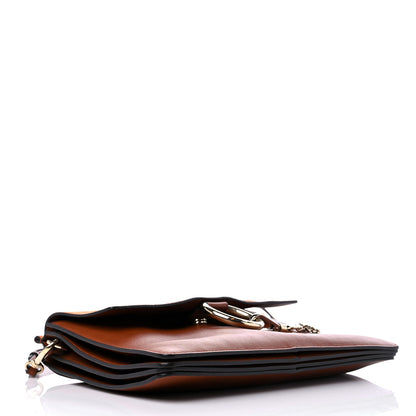 Chloe Suede Calfskin Medium Faye Shoulder Bag Tobacco 4 of 19