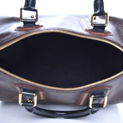 Louis Vuitton Monogram Mirage Speedy 30 Black 6 of 6