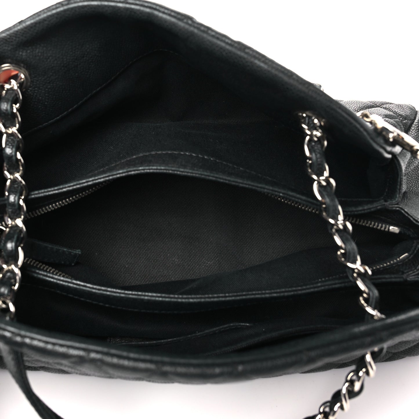 Caviar Quilted Medium Just Mademoiselle Black