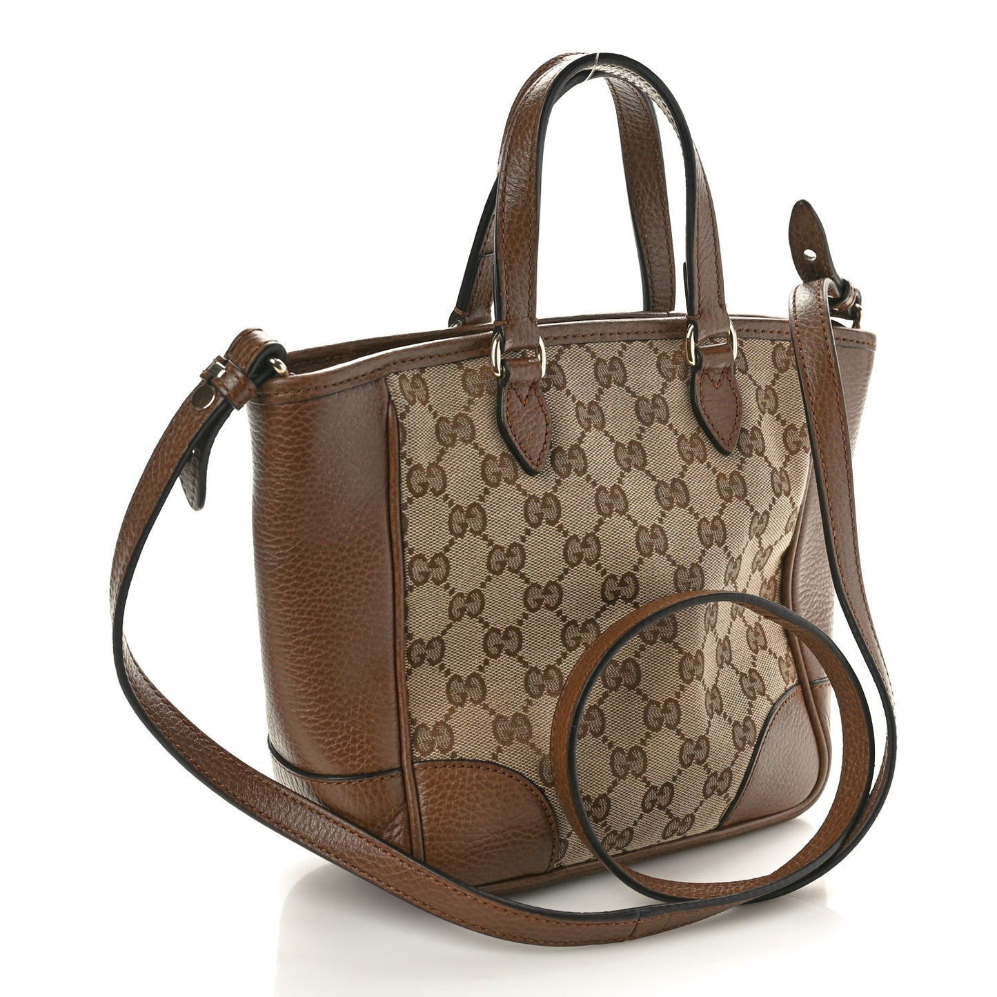 Monogram Small Bree Tote Beige Tabacco