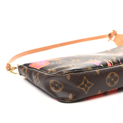 Louis Vuitton Monogram Roses Pochette Accessories 8 of 9