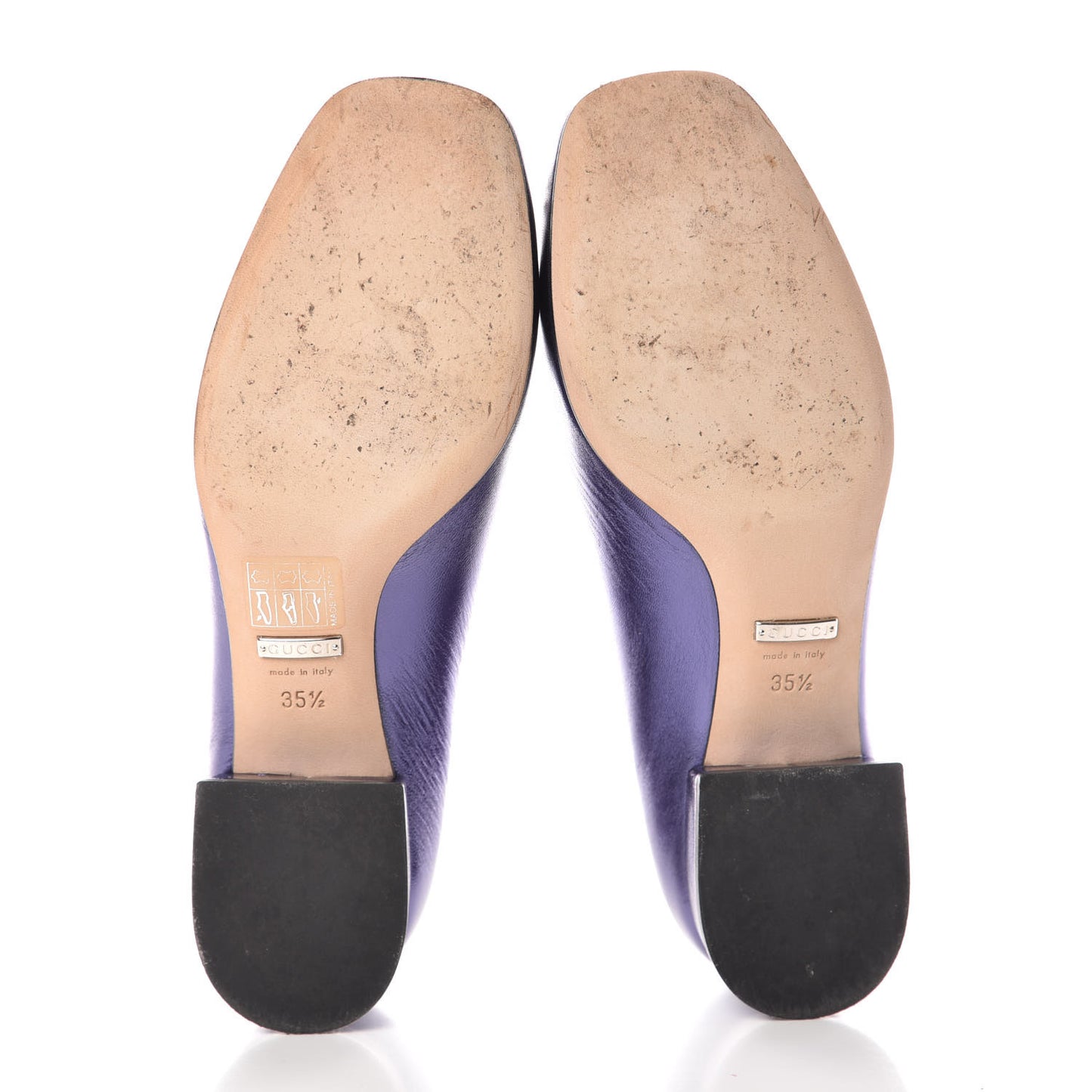 Metallic Nappa Crystal Interlocking G Mid Heel Pumps 35.5 Blue