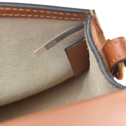 Chloe Calfskin Suede Small Nile Bracelet Bag Caramel 9 of 10