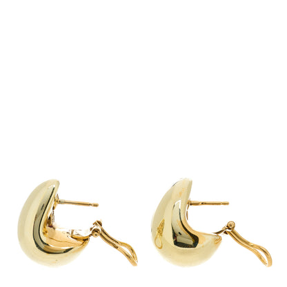 Roberto Coin 18K Yellow Gold Dome Hoop Earrings 3 of 4