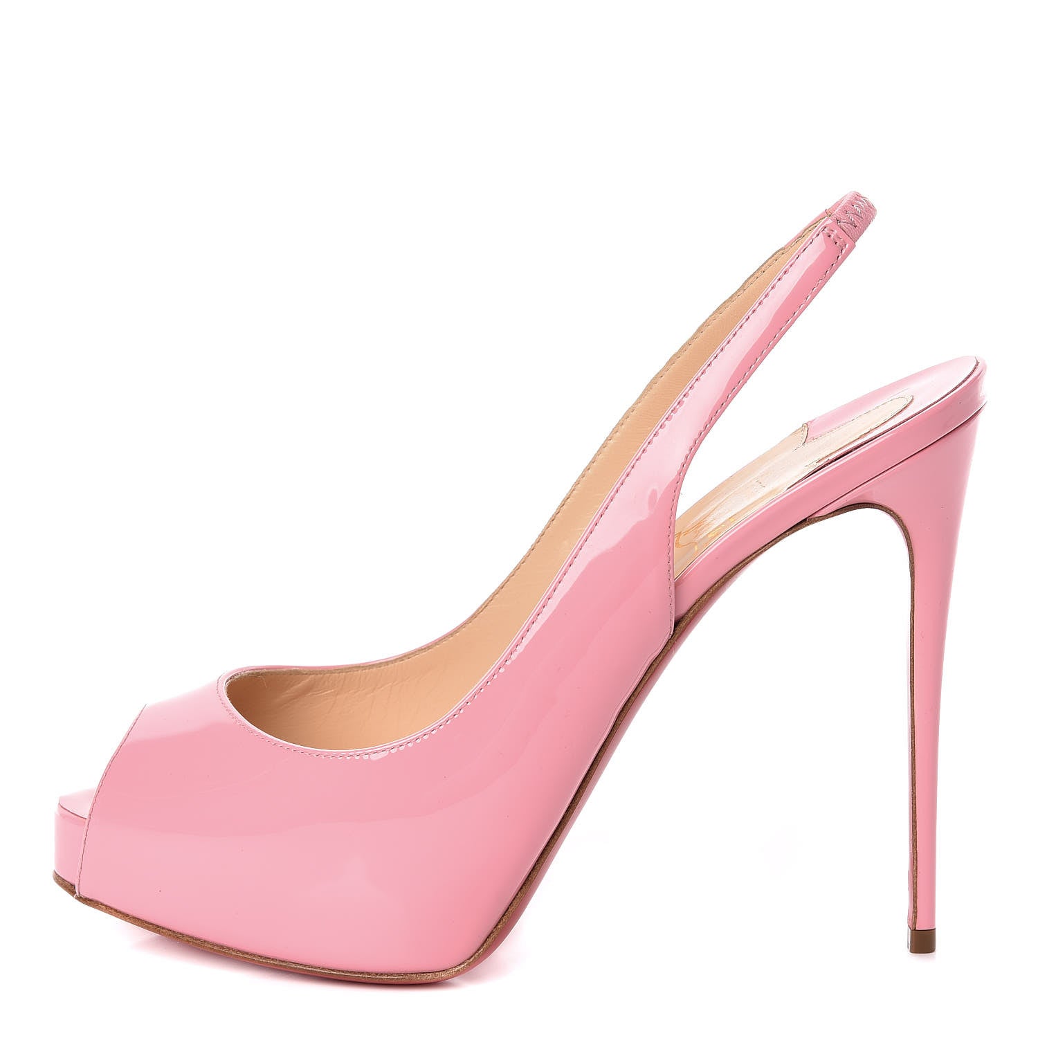 Christian Louboutin Patent Private Number 120 Pumps 38 Rose 1 of 10