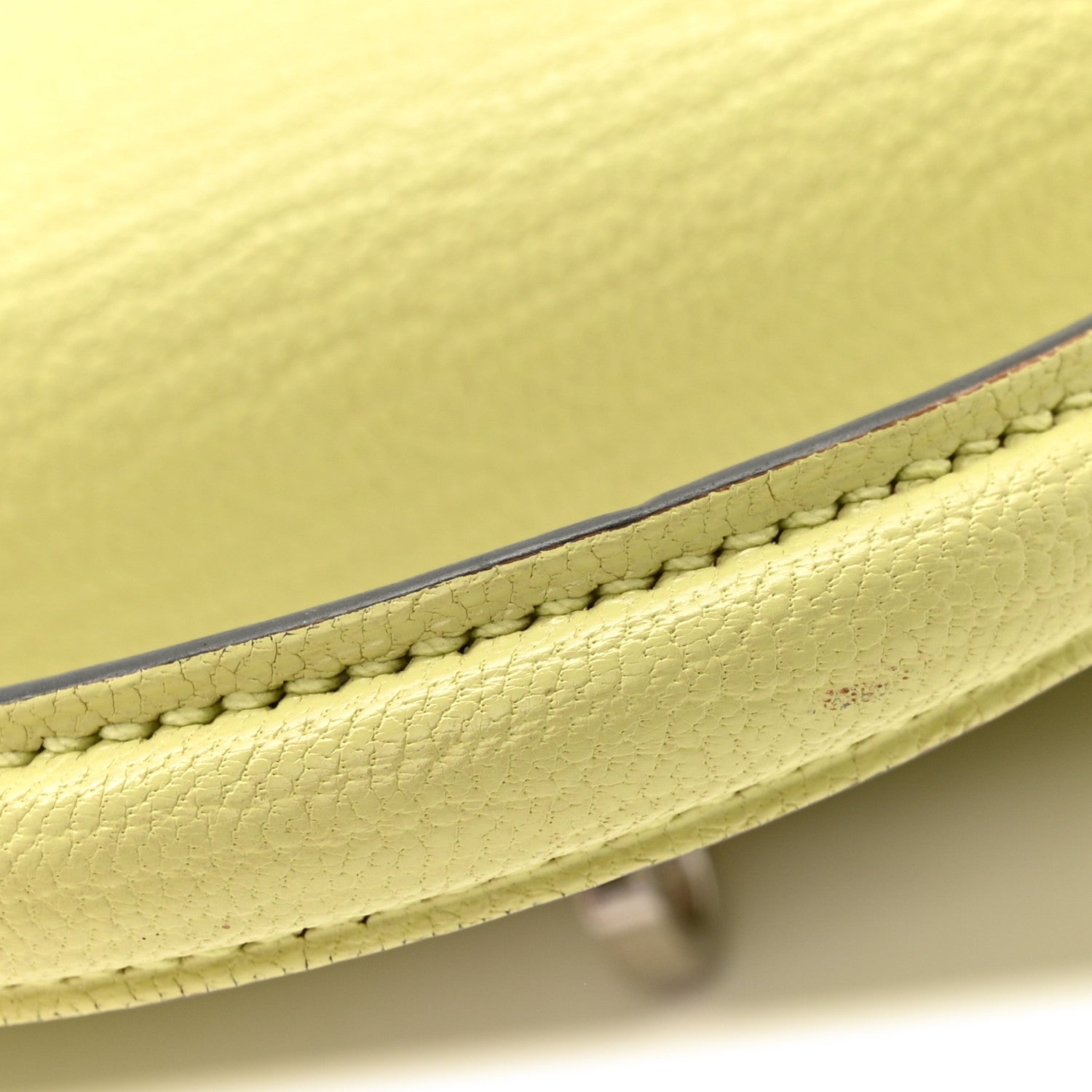 Hermes Chevre Mysore Mini Kelly Sellier 20 Jaune Bourgeon 11 of 15