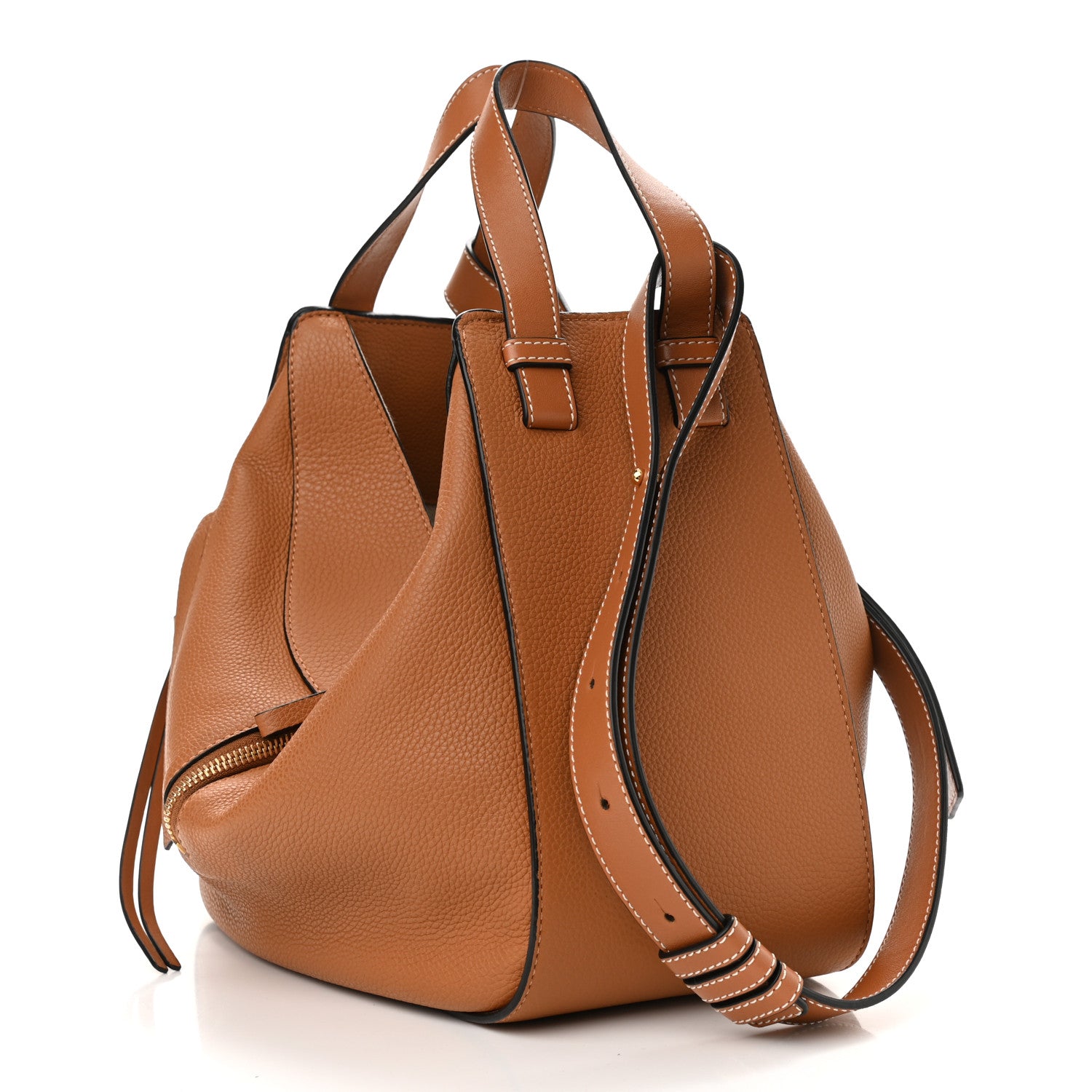 Loewe Calfskin Small Hammock Shoulder Bag Tan 3 of 10