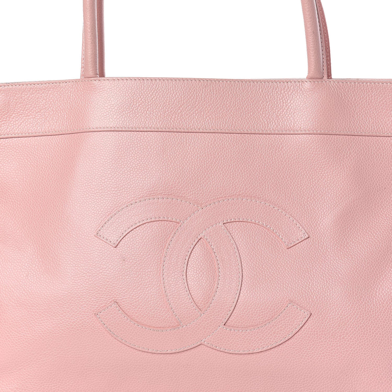 Chanel Caviar CC Tote Pink 8 of 24