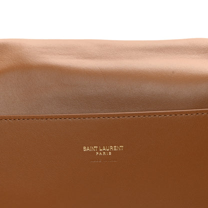 Saint Laurent Smooth Calfskin Suede Medium Reversible Monogram Kate Satchel Light Ochre 18 of 21