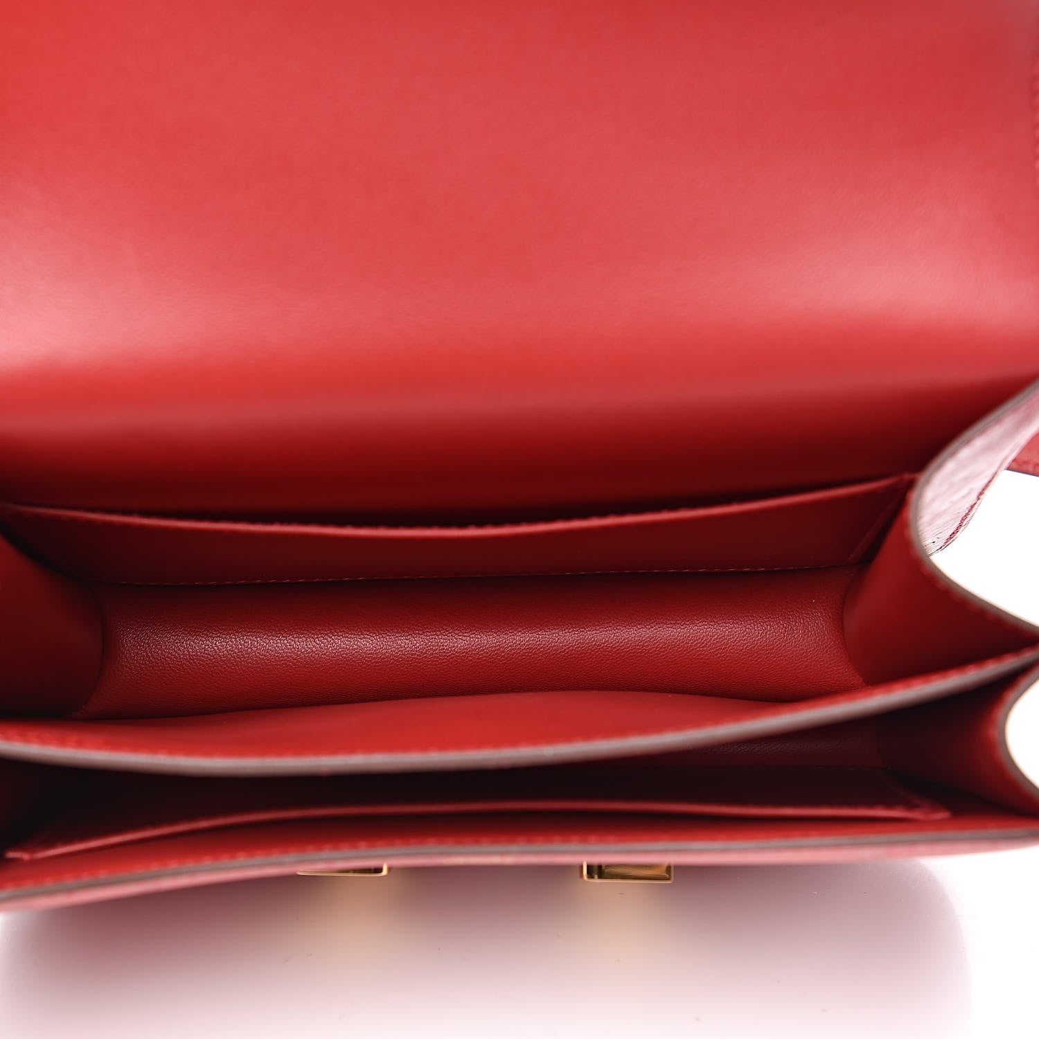 Hermes Ostrich Constance 18 Rouge Vif 5 of 16