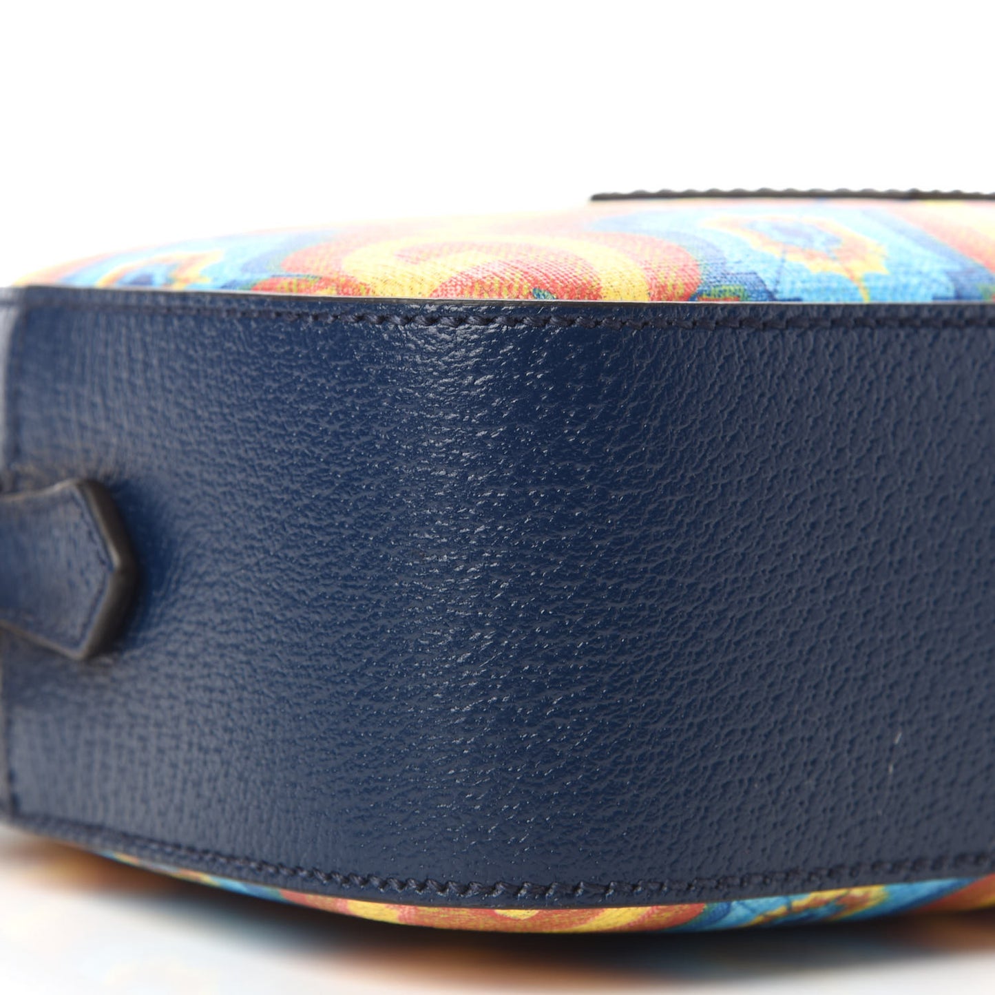 GG Supreme Kaleidoscope Calfskin Script Logo Gucci 100 Camera Bag Blue Orange Multicolor Blue Agata