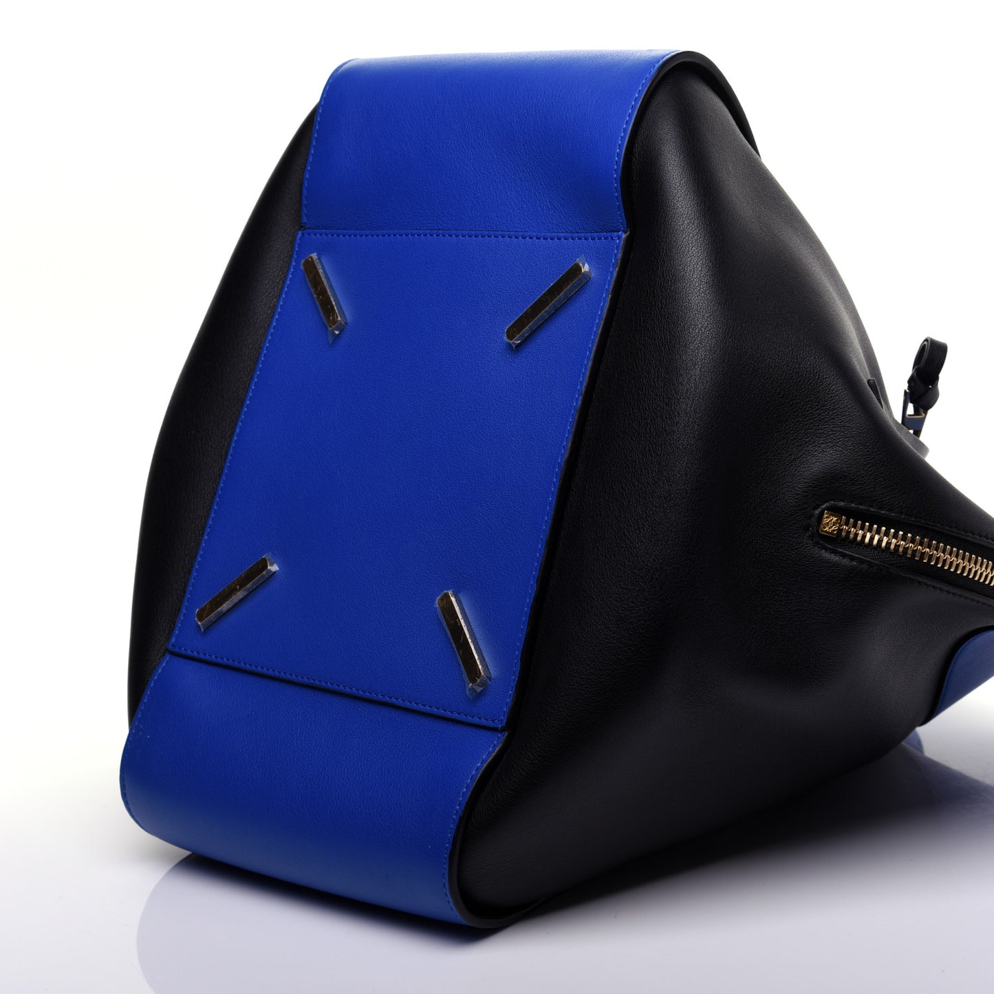 Calfskin Large Hammock Shoulder Bag Electric Blue