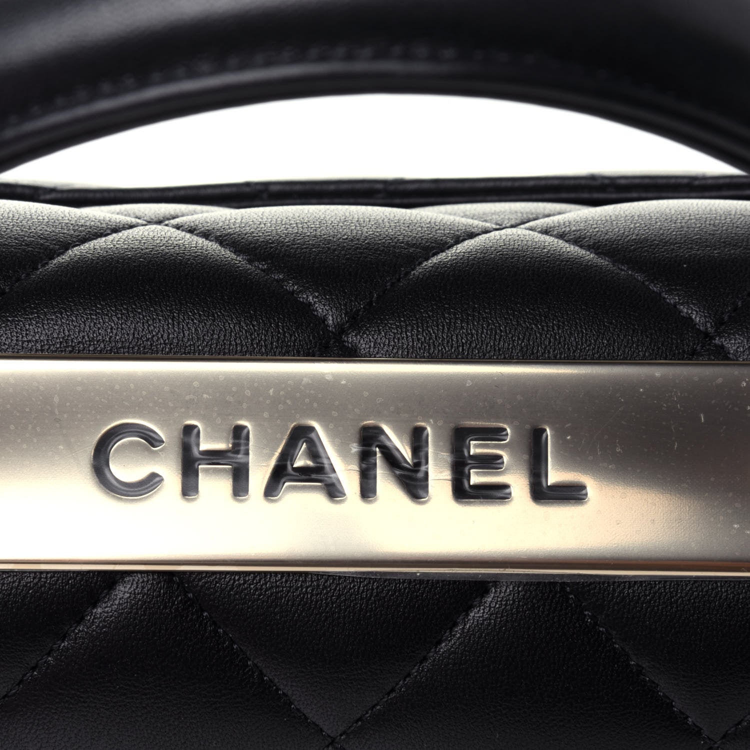 Chanel Lambskin Quilted Medium Trendy CC Flap Dual Handle Bag Navy Blue 3 of 5