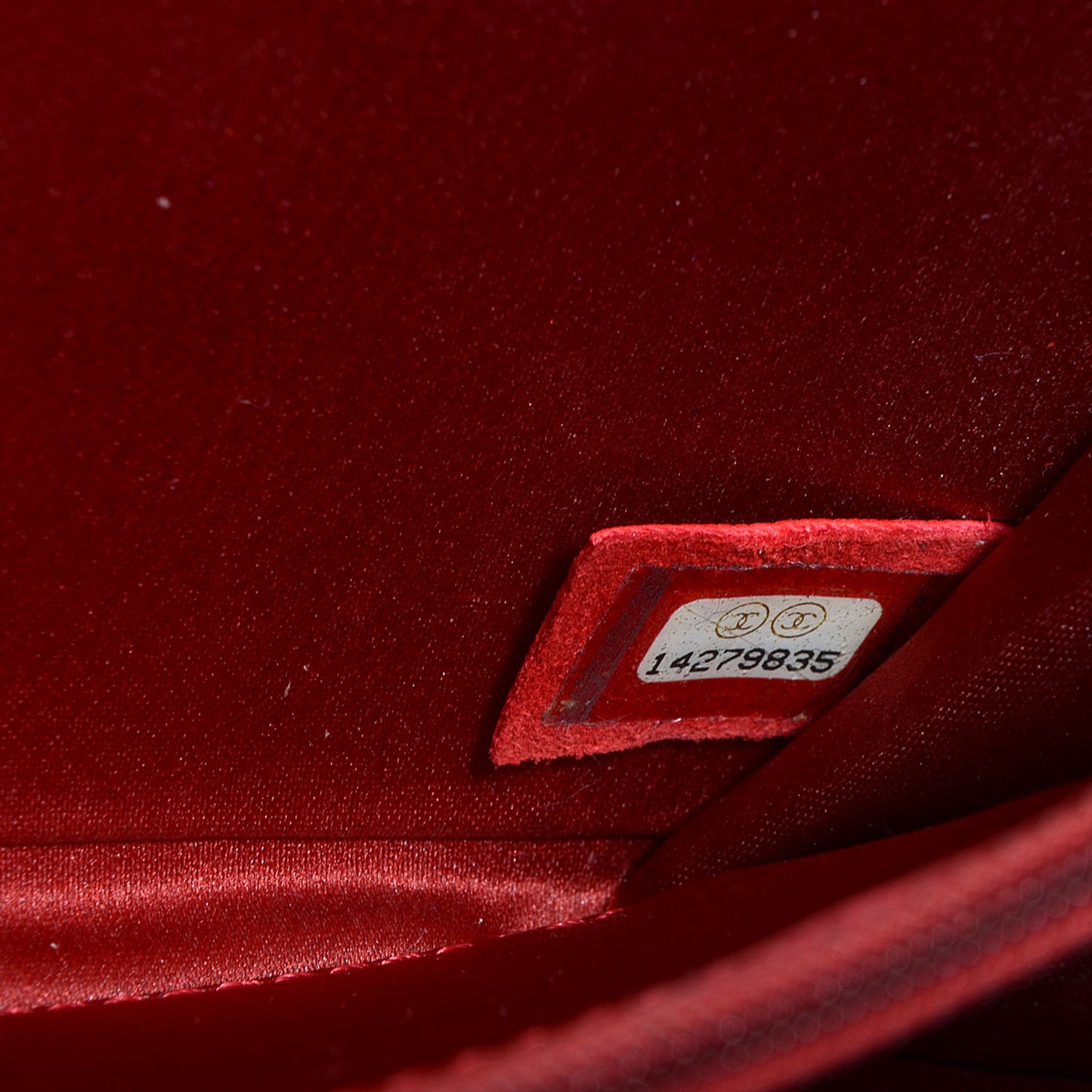 Patent Quilted Brilliant Clutch Flap Red