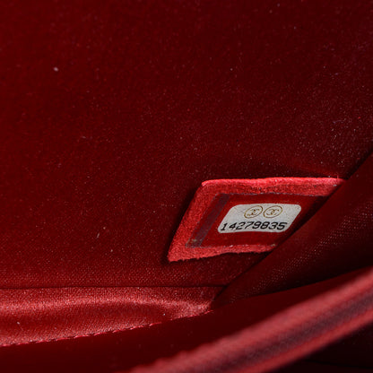 Chanel Patent Quilted Brilliant Clutch Flap Red 5 of 6