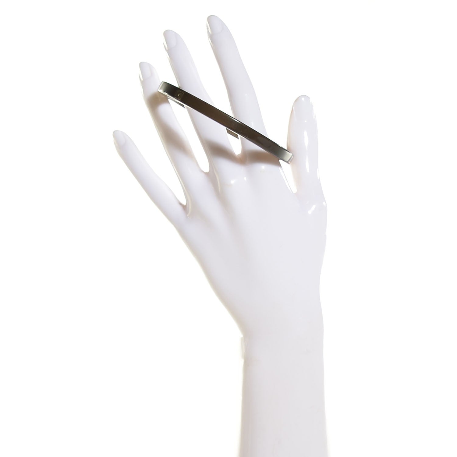 Chanel Resin CC Bangle Black 2 of 6