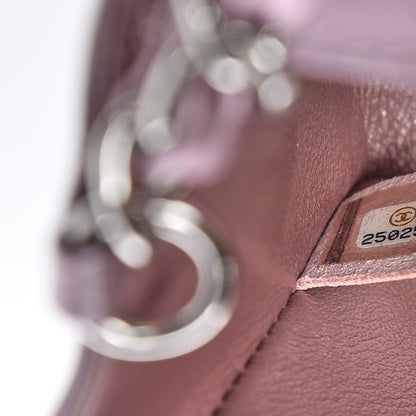Chanel Metallic Calfskin Quilted Mini Rectangular Flap Pink 8 of 8