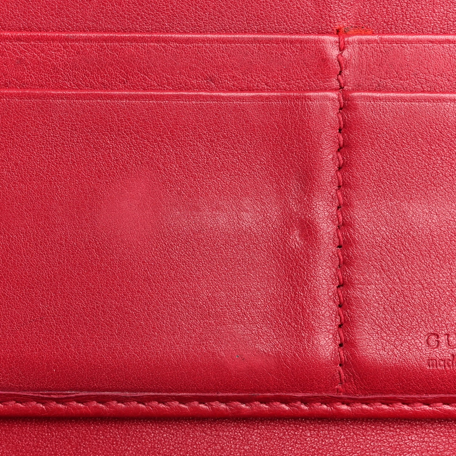 Gucci Microguccissima Interlocking G Continental Wallet Red 9 of 11