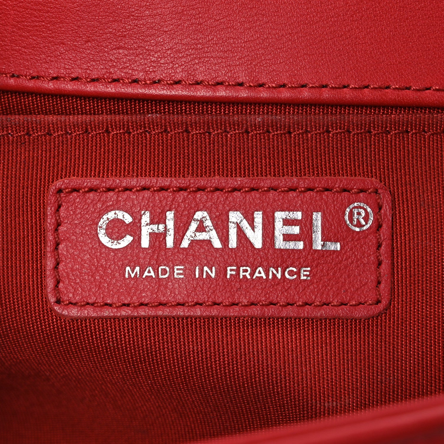Chanel Lambskin Quilted Medium Boy Flap Red 6 of 11
