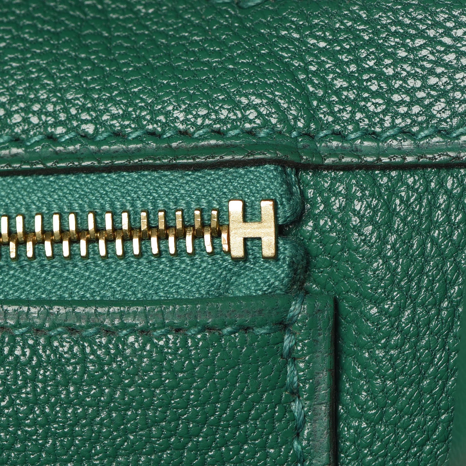 Hermes Taurillon Clemence Birkin 30 Vert Vertigo 20 of 34