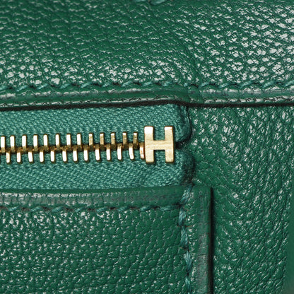 Hermes Taurillon Clemence Birkin 30 Vert Vertigo 20 of 34