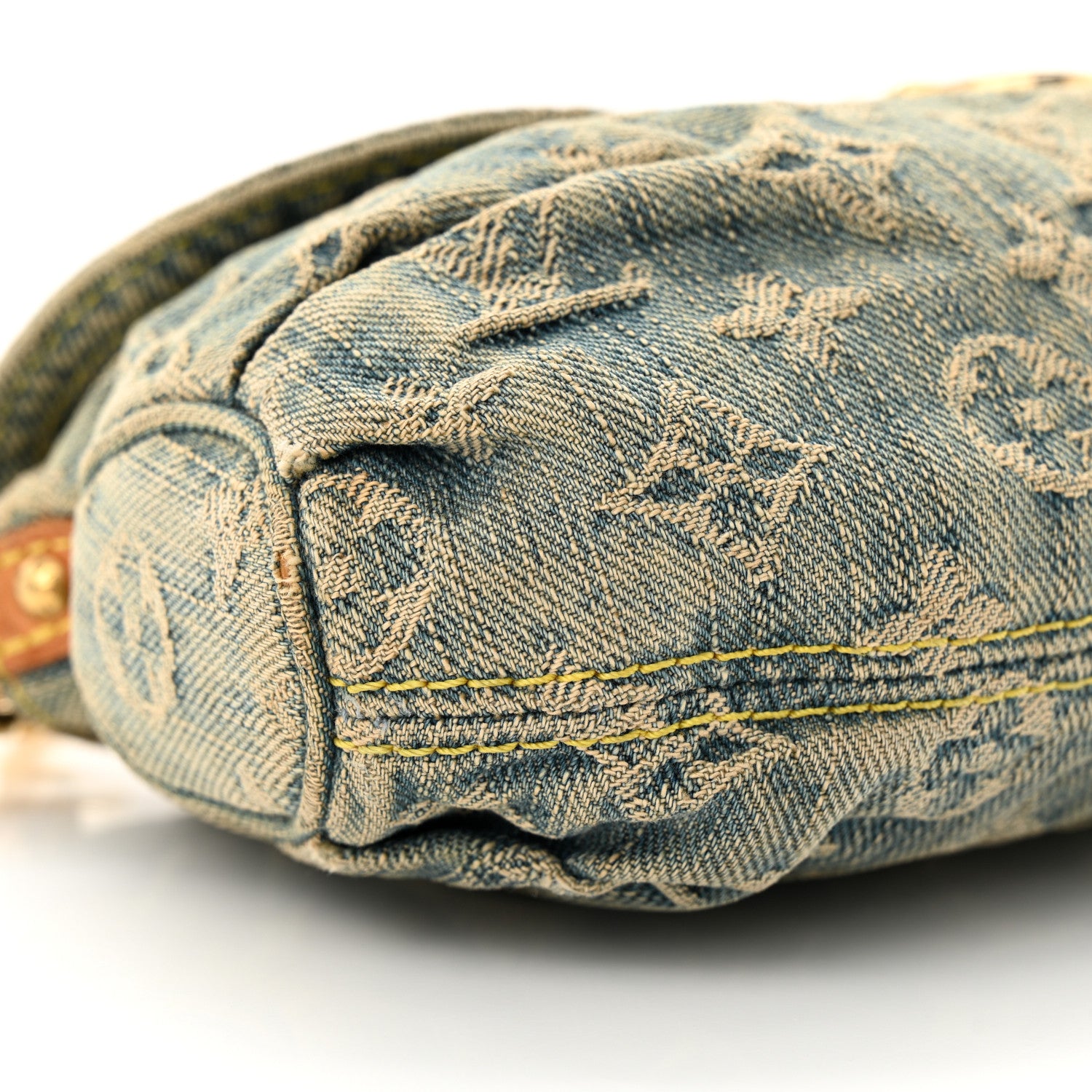 Louis Vuitton Monogram Denim Mini Pleaty Blue 8 of 13