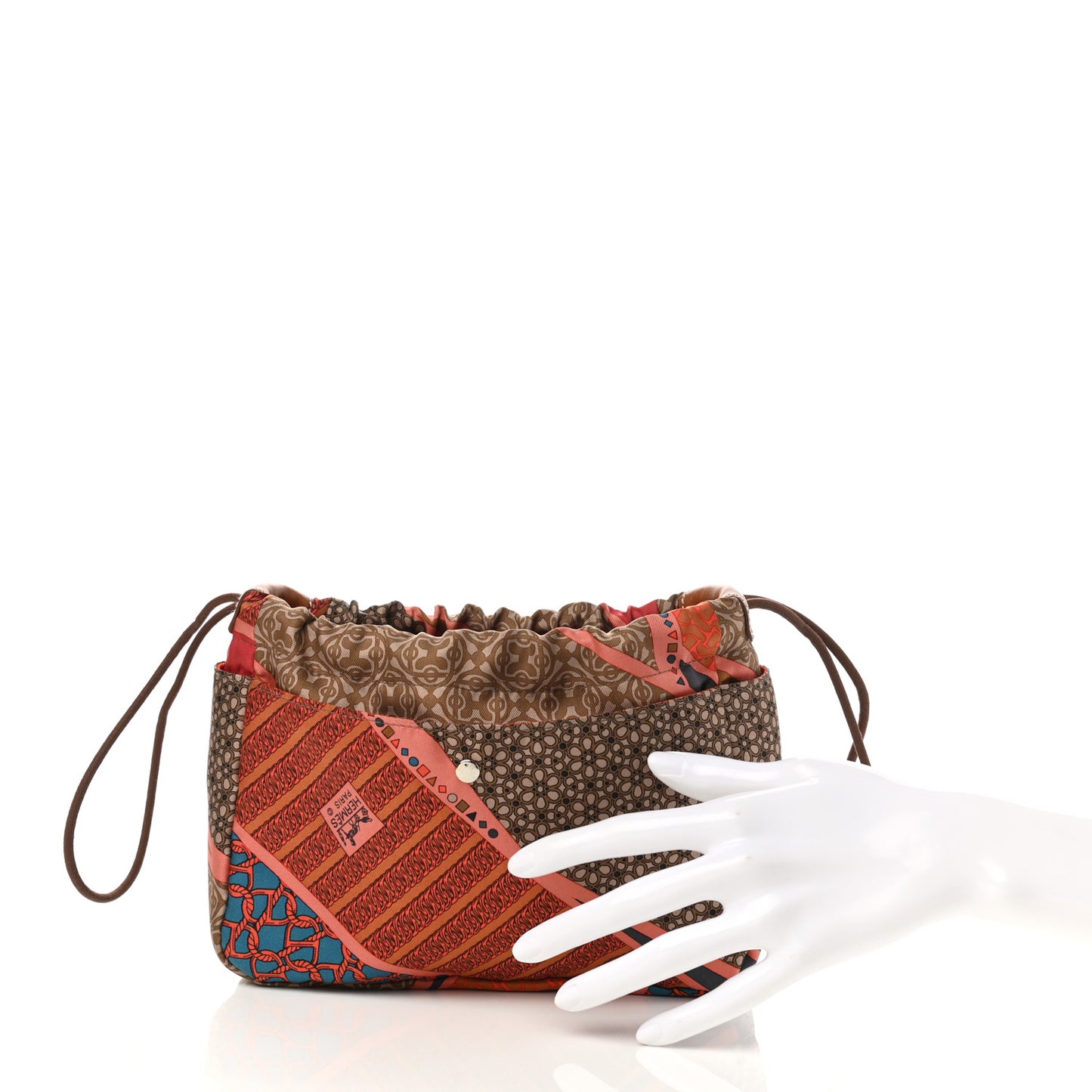 Silk Barenia Carre en Cravates Fourbi 20 PM Pouch