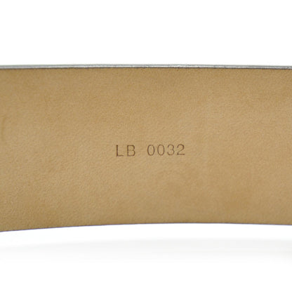 Louis Vuitton Monogram Ceinture Belt w Silver Buckle 6 of 6