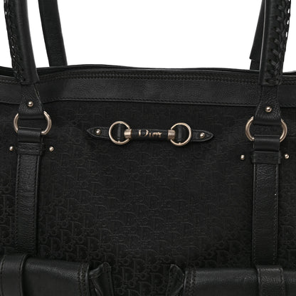 Christian Dior Monogram Large My Dior Frame Pocket Satchel Black 8 of 10