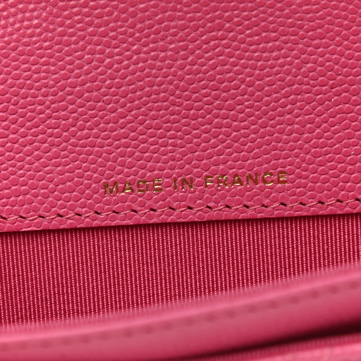 Chanel Caviar Quilted Flap Card Holder Wallet Pink 7 of 9