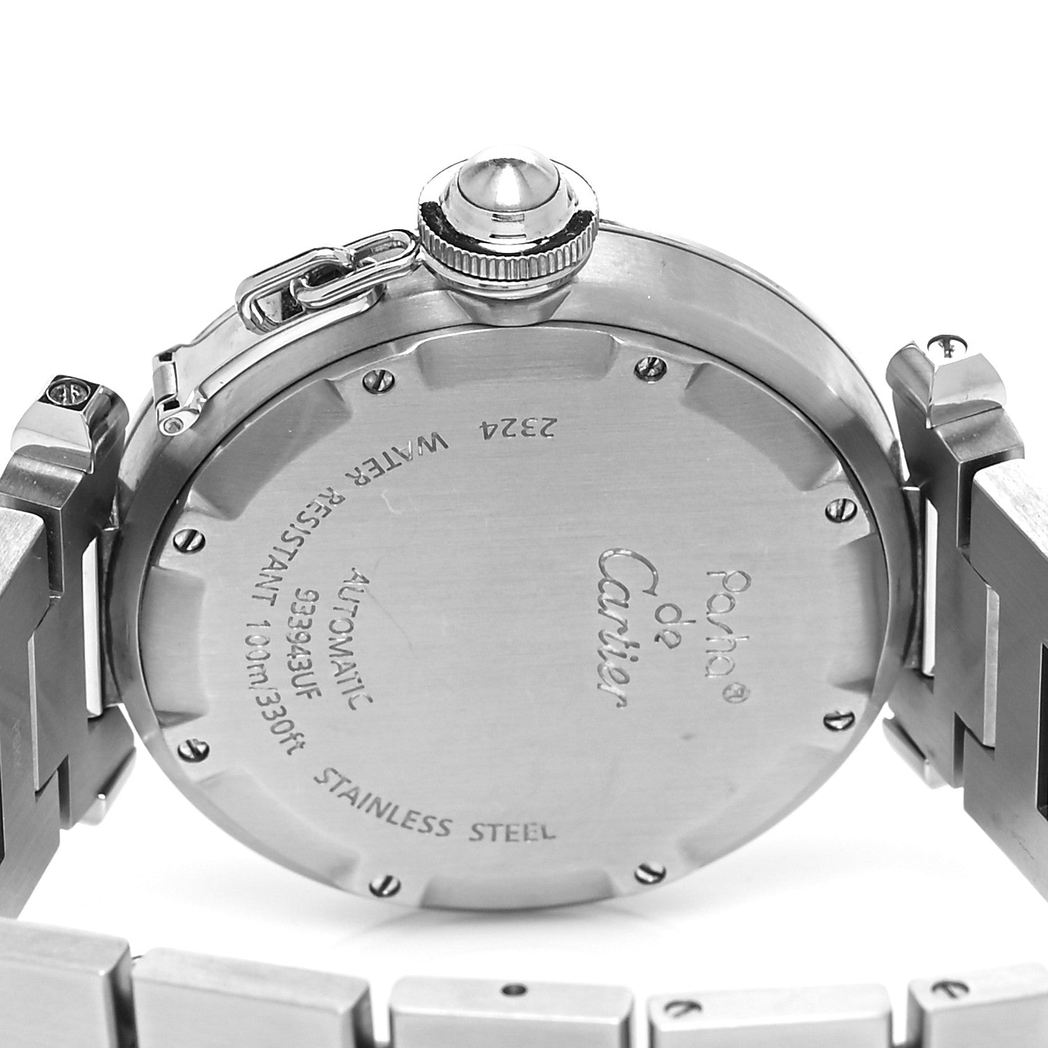 Cartier Stainless Steel 35mm Pasha C Automatic Watch 4 of 5