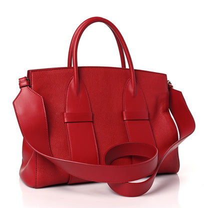 Miu Miu Madras Soft Calfskin Top Handle Satchel Fuoco 3 of 8