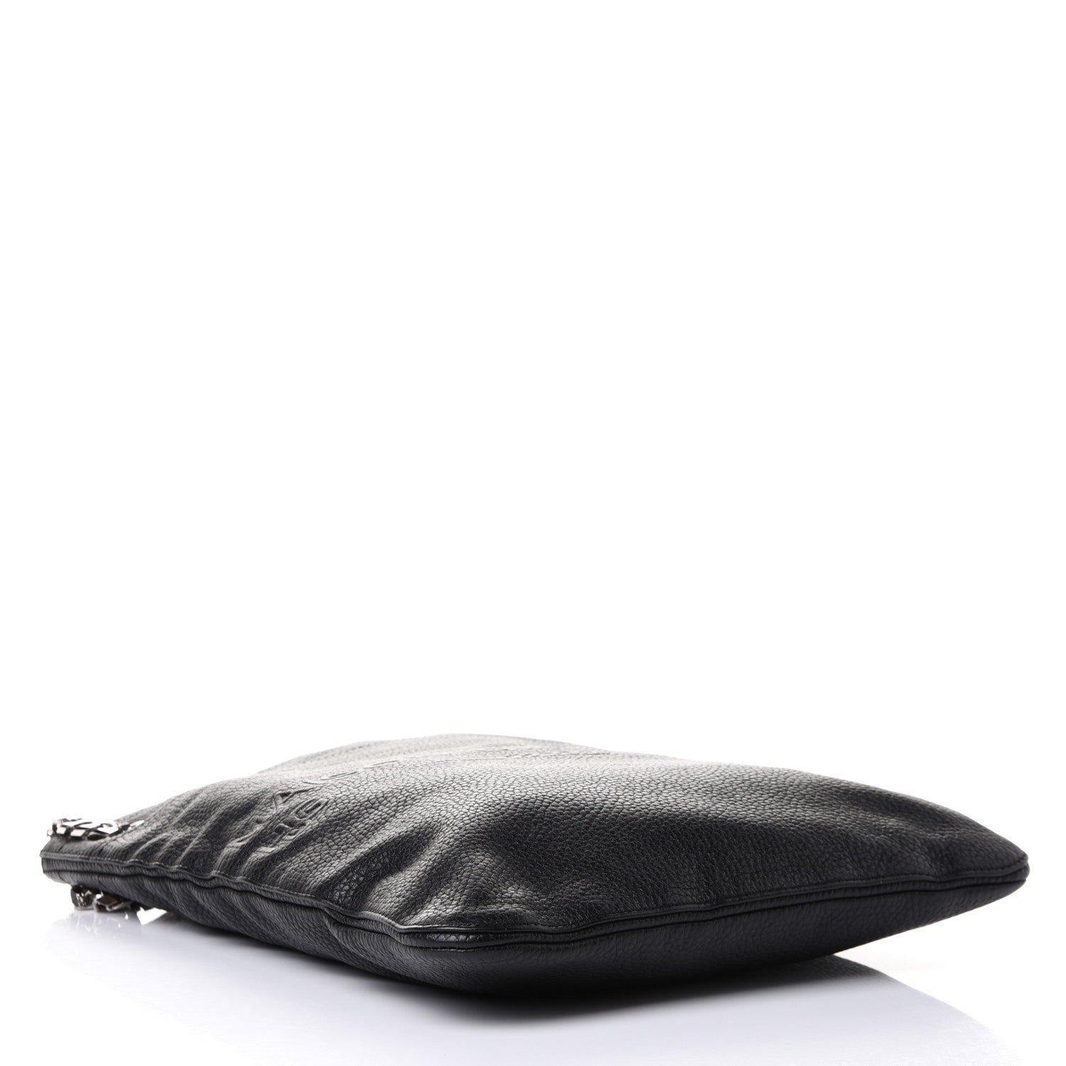Givenchy Pebbled Calfskin Large HDG Flat Tote Black 4 of 10
