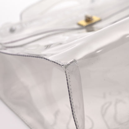 Hermes Vinyl Souvenir De L'Exposition Kelly Transparent 7 of 13