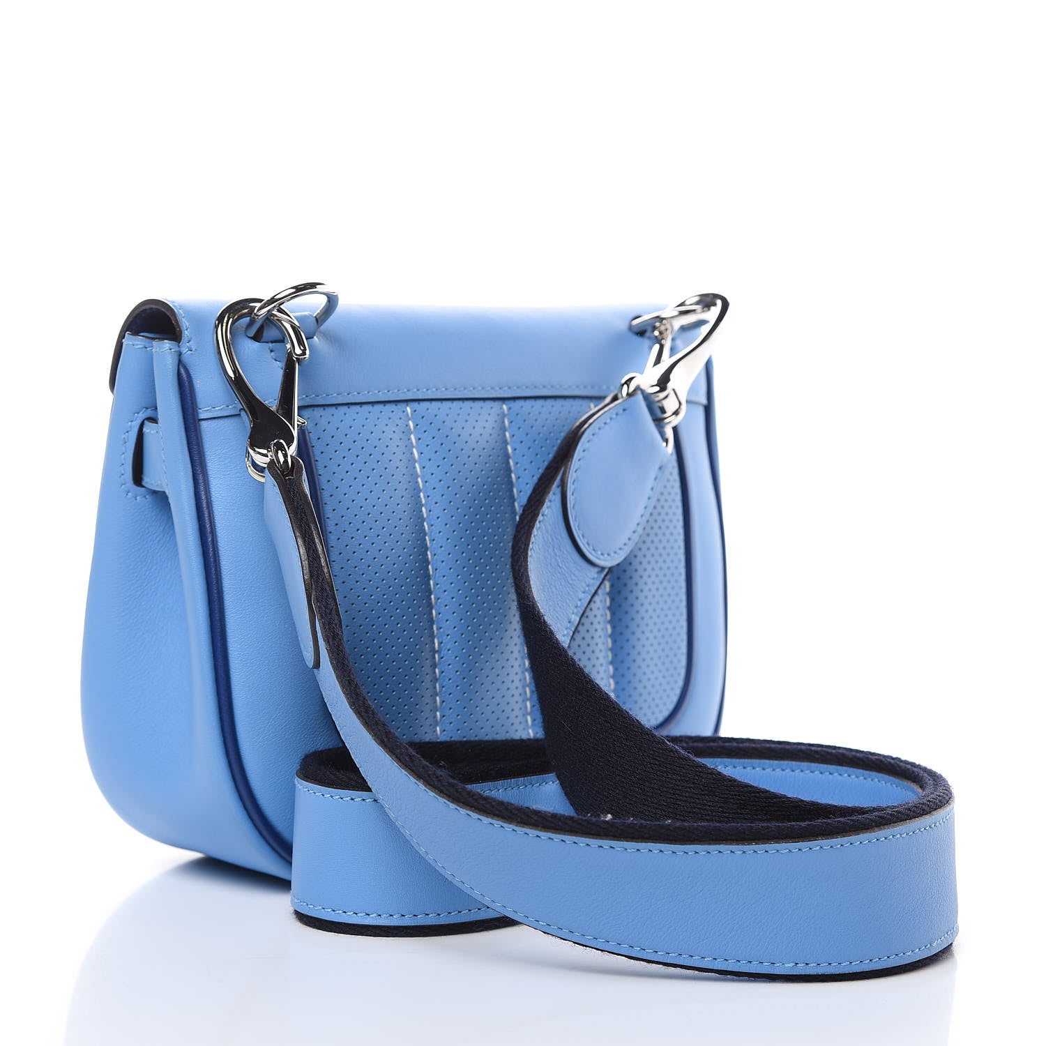 Hermes Veau Swift Mini Sac Berline Bleu Paradis Saphir 3 of 11