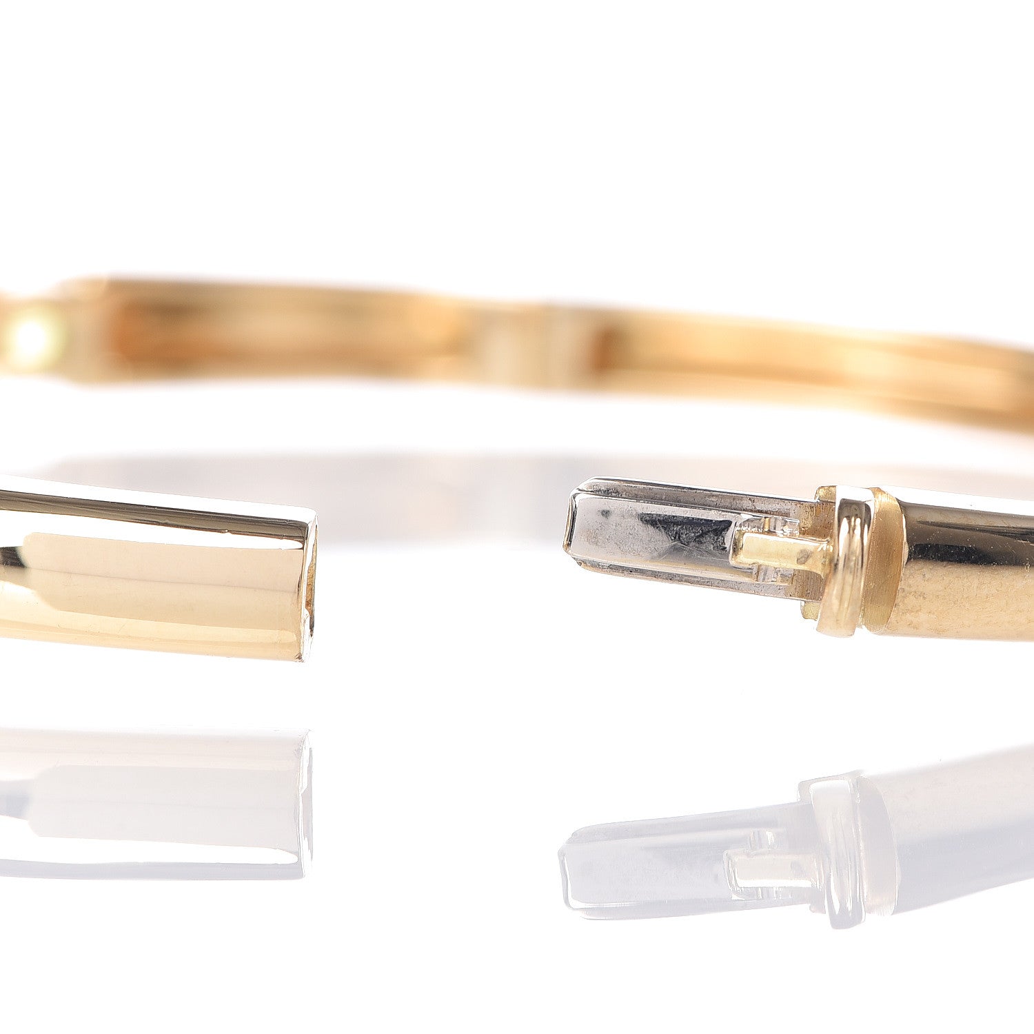 Tiffany 18K Yellow Gold Amethyst Peridot Diamond Bangle Bracelet 5 of 5