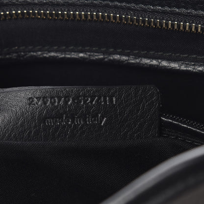 Saint Laurent Pony Hair Calfskin Leopard Print Medium Cabas Chyc Black 9 of 10