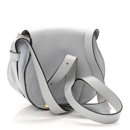 Chloe Calfskin Marcie Round Crossbody Bag Light Cloud 3 of 11