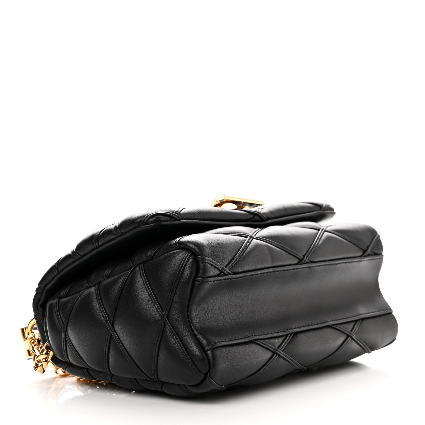 Lambskin Malletage Top Handle GO-14 MM Black