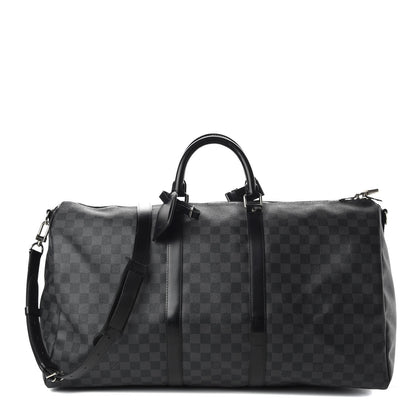 Louis Vuitton Damier Graphite Keepall Bandouliere 55 1 of 12