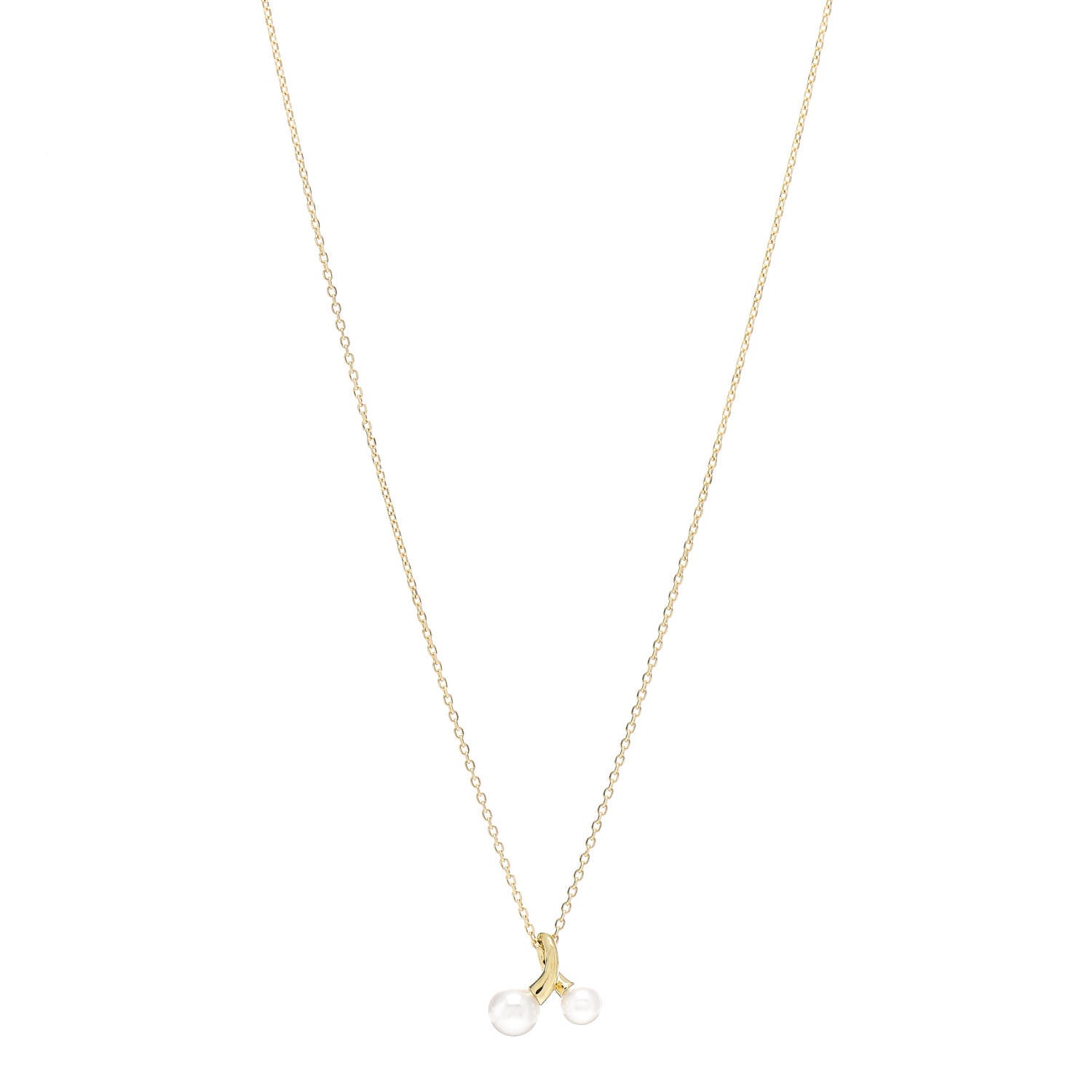 Mikimoto 18K Yellow Gold Akoya Pearl 4-5mm Pendant Necklace 1 of 5